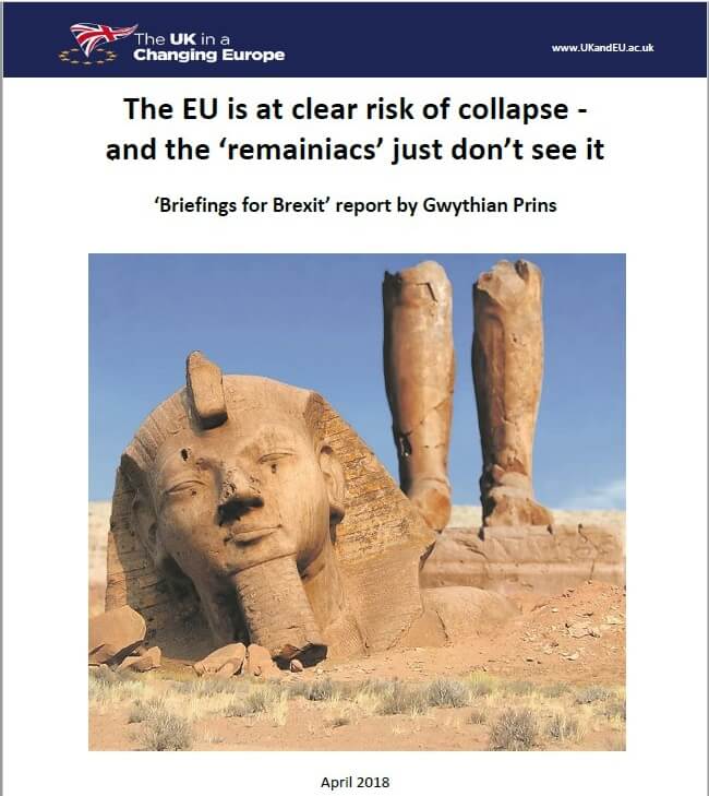 The EU is at clear risk of collapse - and the ‘remainiacs’ just don’t ...